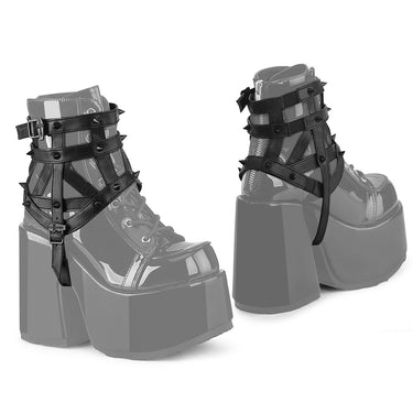 Demonia Cage Boot Harness (Pair)