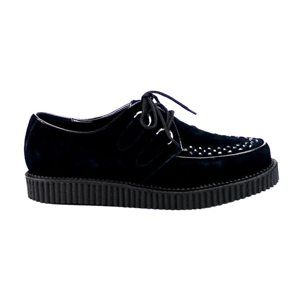 DEMONIA "Creeper602S" Creepers Black Suede Demonia Cult