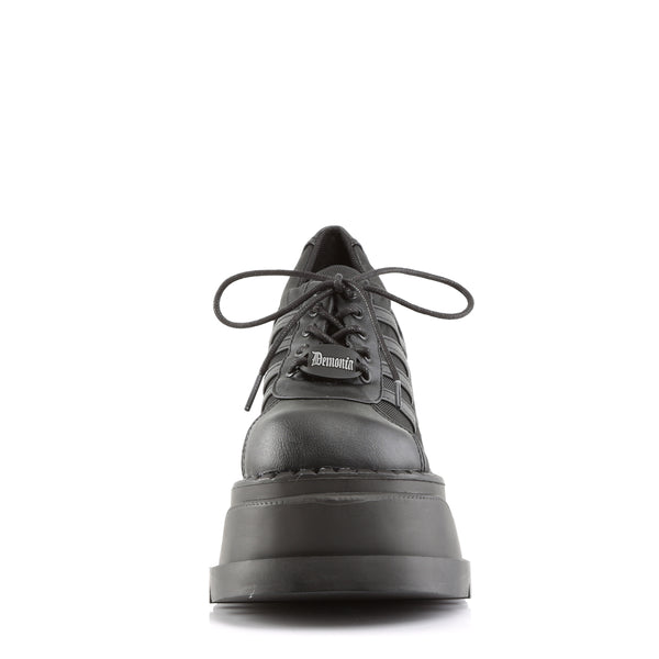 provide intersection master's degree DEMONIA "Stomp-08" Shoes - Black Vegan Leather – Demonia Cult