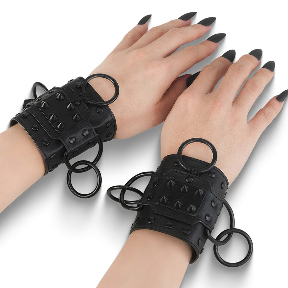 Demonia O Ring Wrist Cuff Pair Demonia Cult