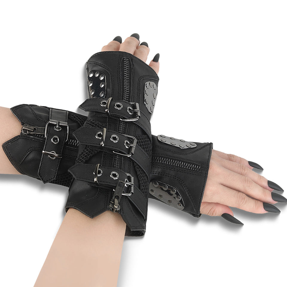 Fluffy Arm Warmer　ブラック Amazon.com: GSHLLO 1 Pair Faux Fur Short Wrist Cuff Soft