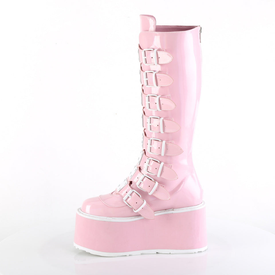 Demonia pink boots hotsell