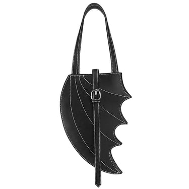 Demonia Faux Leather Batwing Handbag