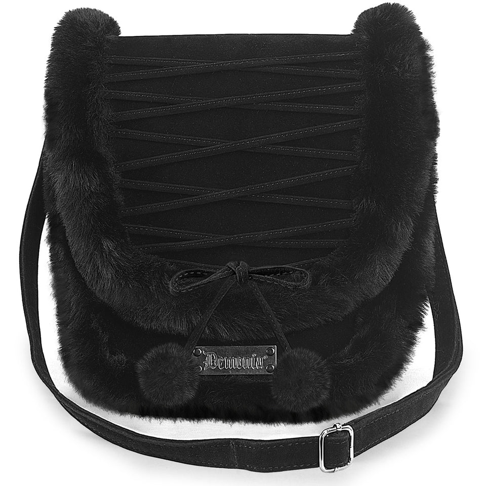 Demonia Faux Fur Crossbody Bag – Demonia Cult