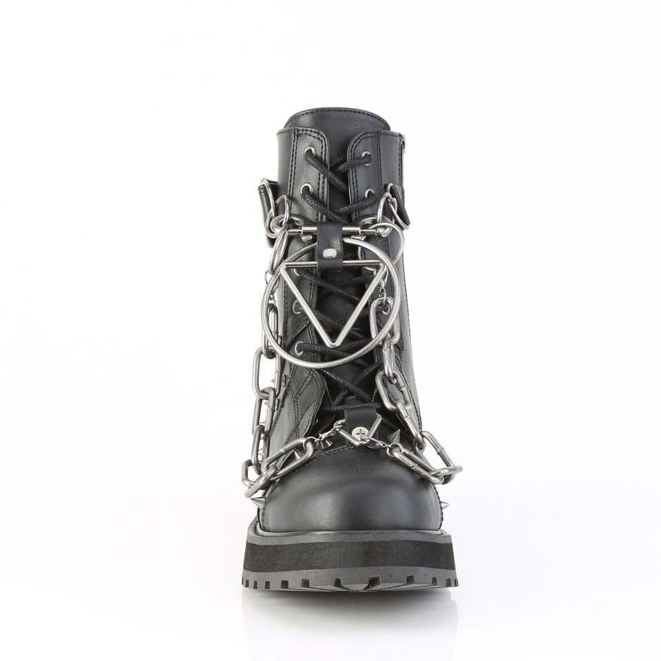 【DEMONIA】GRAD04/BVL 楽天市場】厚底 スニーカー メンズ demonia デモニア 7cm ヒール