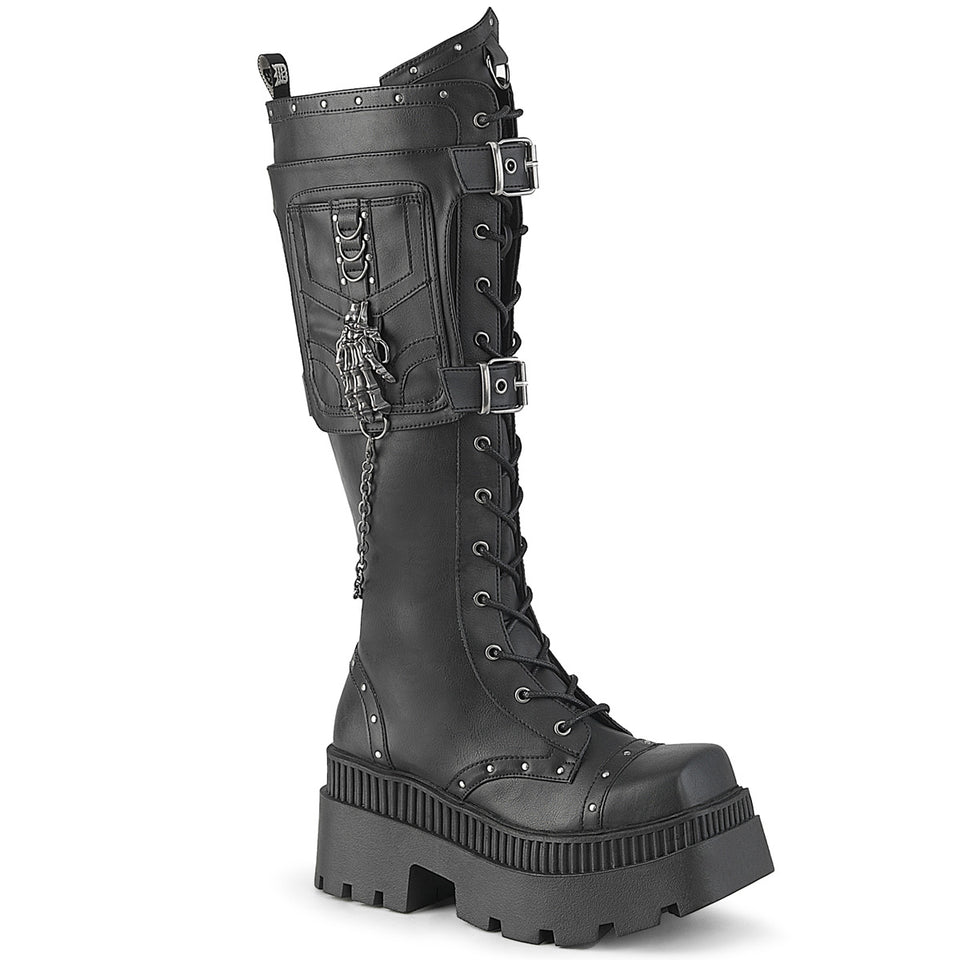 Goth Demonia Rise Up Platform Boots Demonia Wrath-58 Platform Goth
