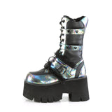 black-vegan-leather-green-multi-oil