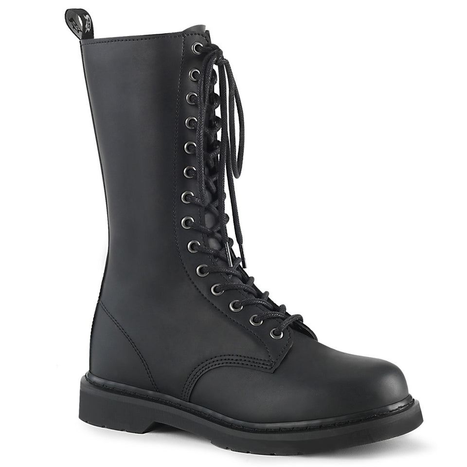 DEMONIA Bolt 300 Boots Black Vegan Leather Demonia Cult