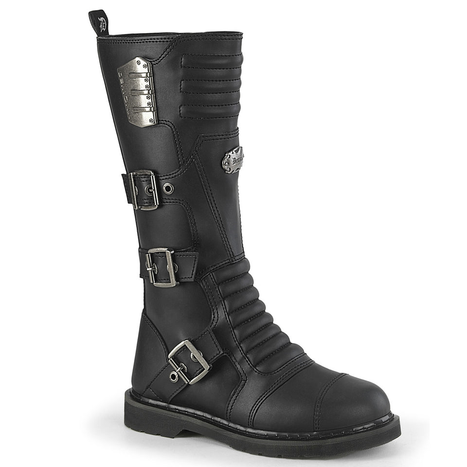 DEMONIA Bolt 405 Boots Black Vegan Leather Demonia Cult