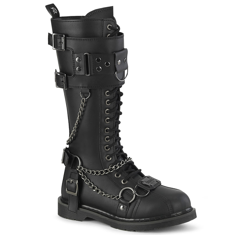 Demonia Defiant vegan deals leather combat moto boots woman’s size 11 men’s size 9