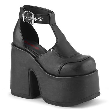 Sandalias Demonia Funn-15 Mujer Rosas Para Sandalias Negras De