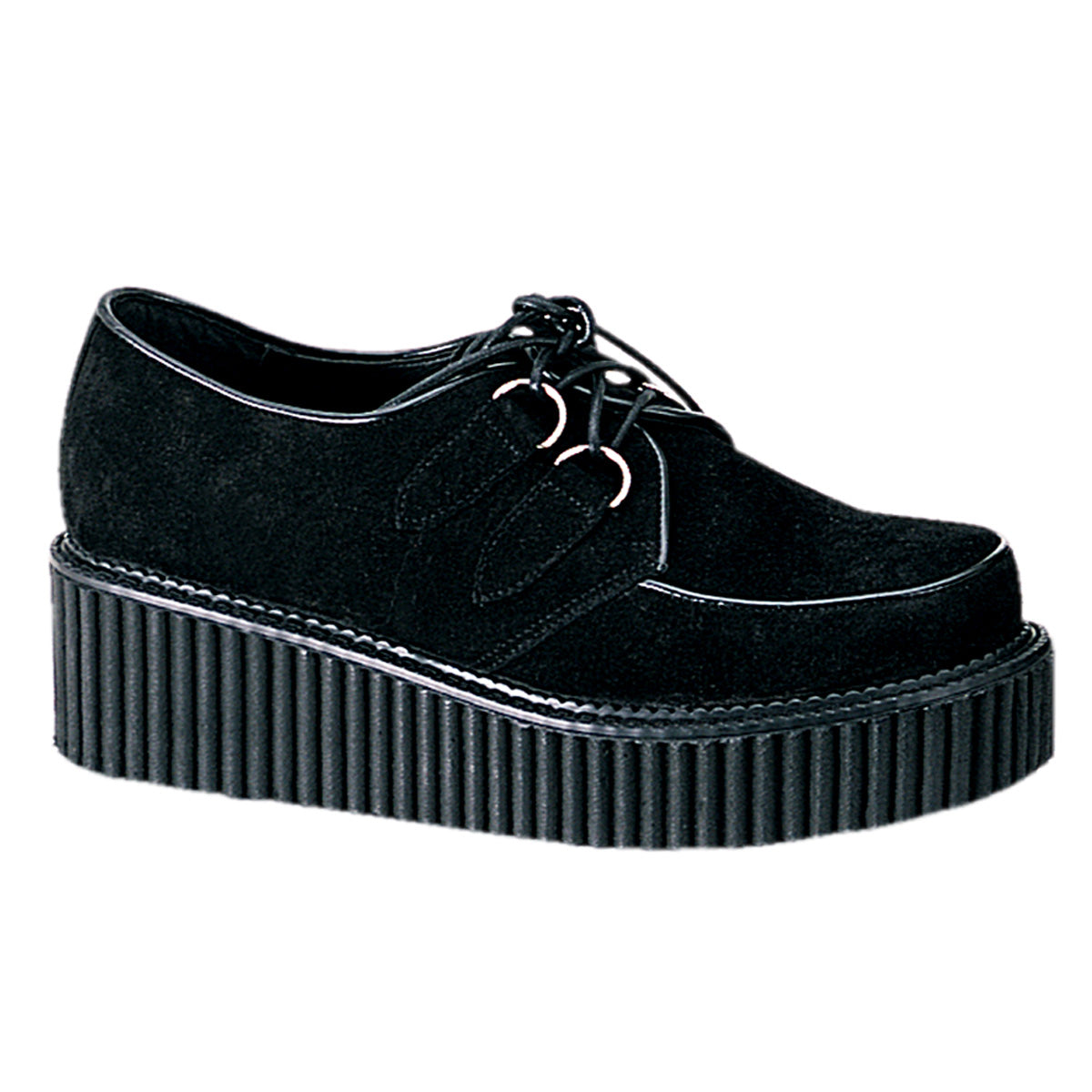 DEMONIA "Creeper-101" Creepers - Black Suede Cult