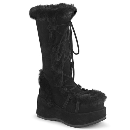 DEMONIA Cubby-311 Boots - Black Vegan Suede – Demonia Cult