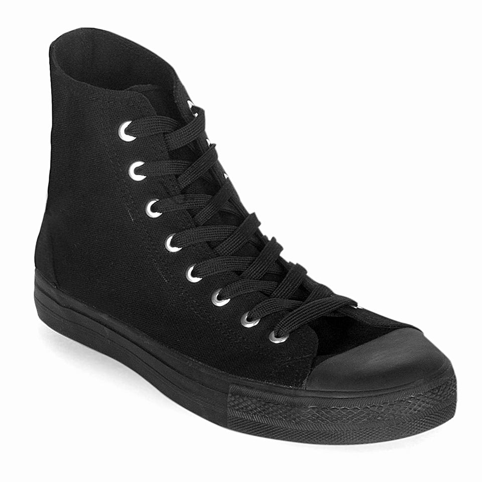 Demonia ブラック ハイカットスニーカー DEMONIA 
