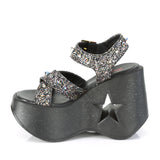 black-multi-glitter