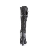 black-vegan-leather-black-lace-overlay