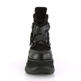 black-vegan-leather-fishnet-fabric-patent