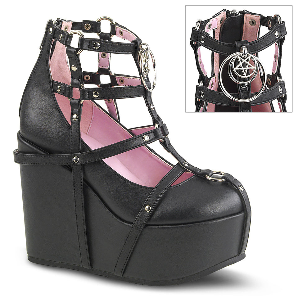 Demonia fashion poison -03 platform wedges