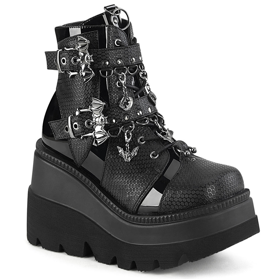 ASHES-55 Nero - Demonia - Scarpe e Stivaletti donna ASHES-55 Nero - Demonia - Scarpe e Stivaletti donna