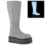gray-reflective-vegan-leather