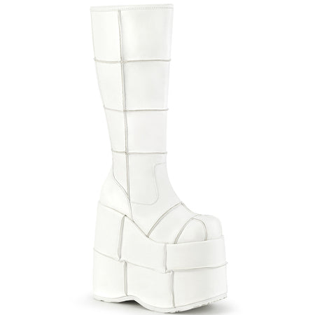 Stack 301 Platform Patent Vegan Boot by Demonia Footwear