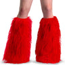 red-faux-fur